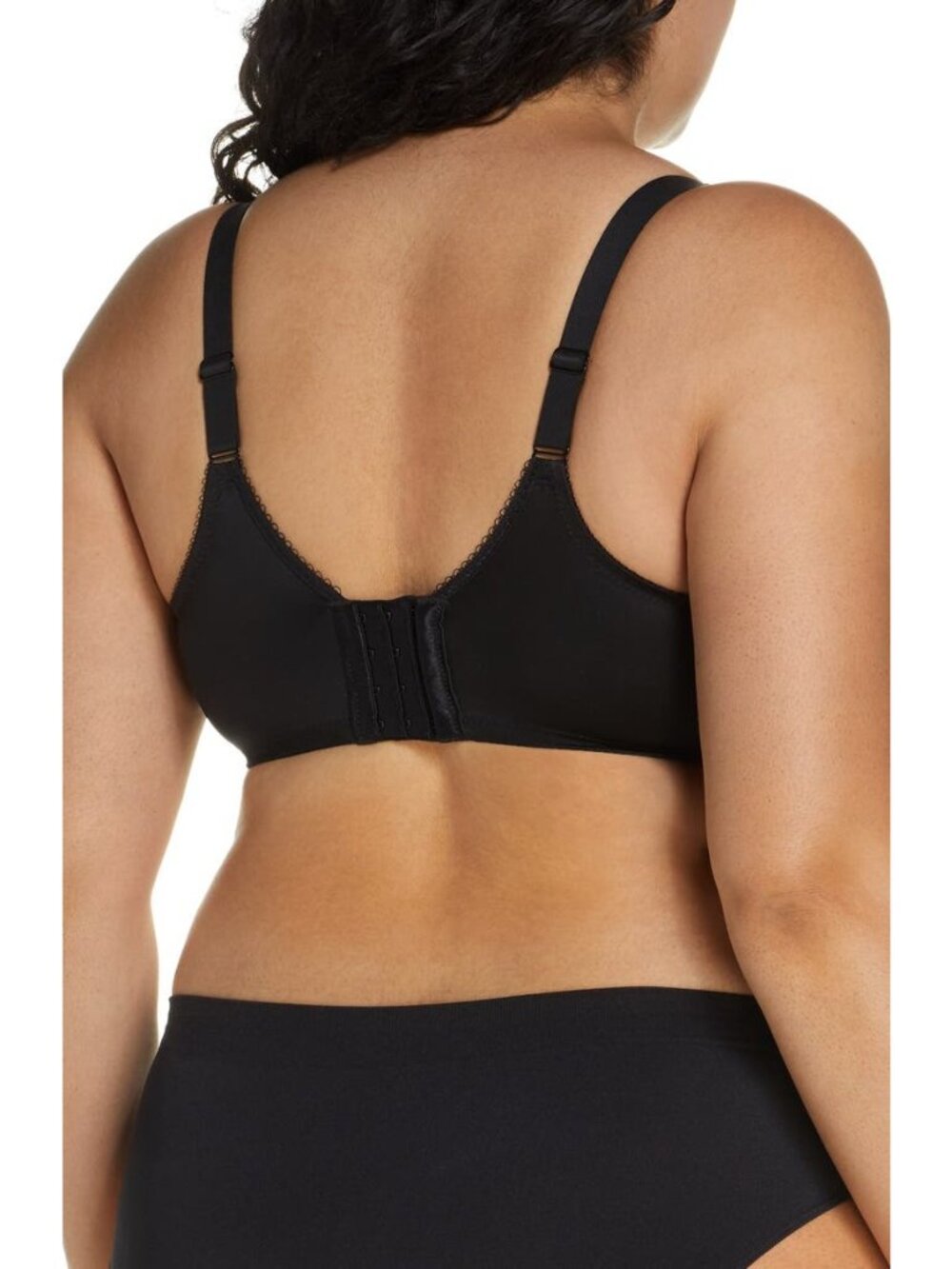 🆕WACOAL Basic Beauty Seamless Spacer Underwire T-Shirt Bra 34DD Black #853192 - Picture 3 of 10
